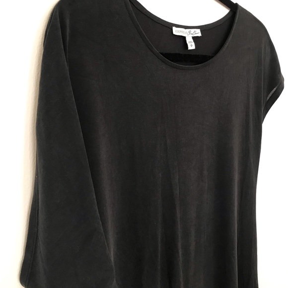 Express Asymmetrical Dress in soft dark grey, S - Picture 3 of 7